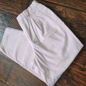 Vintage 80s Fundamental Things light pink pleated front casual pants Size S